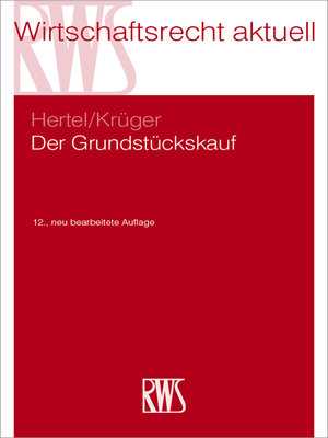 cover image of Der Grundstückskauf